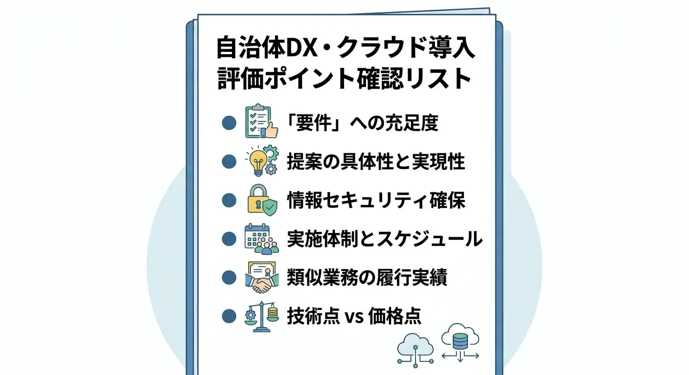 自治体向けセキュリティチェックシート回答のイメージ