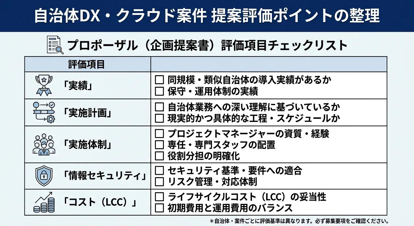 プロポーザル提案書で評価されやすい項目のチェックリスト